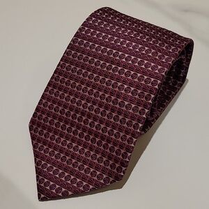 Gucci Wine Red Silk Tie